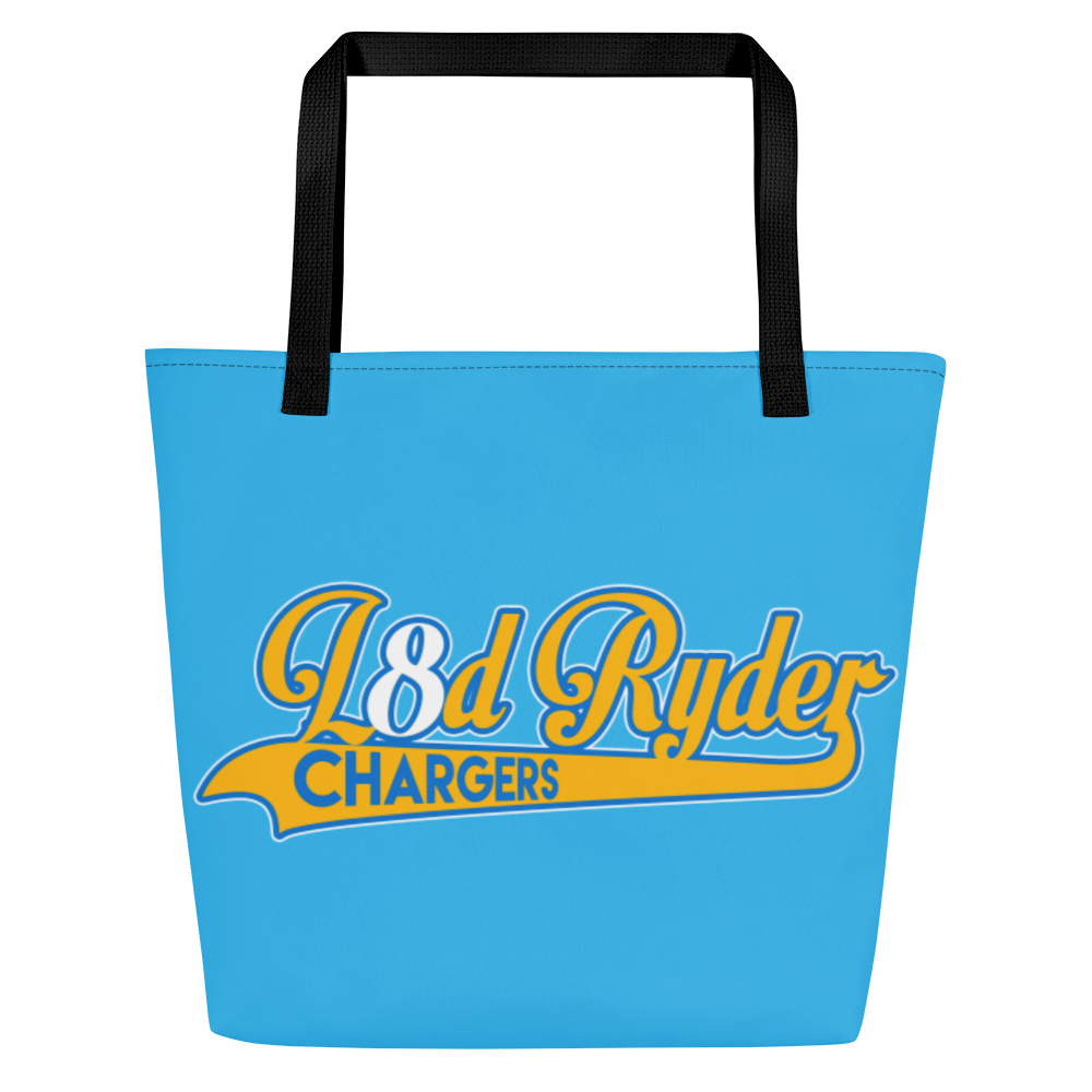 L8d Ryder Chargers Tote Bag