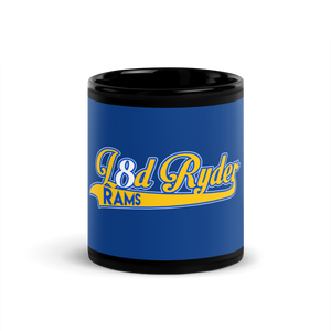 L8d Ryder Rams Black Glossy Mug