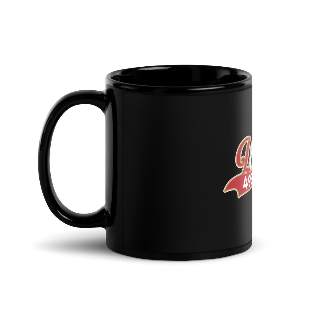 L8d Ryder 49ers Black Glossy Mug