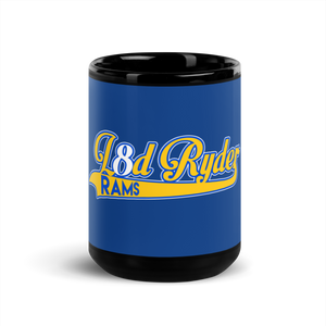 L8d Ryder Rams Black Glossy Mug