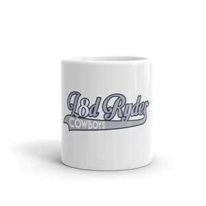 L8d Ryder Cowboys White glossy mug