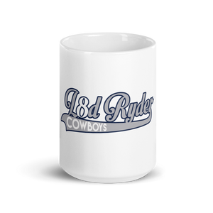 L8d Ryder Cowboys White glossy mug